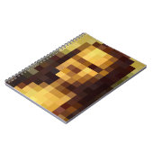 Mona Lisa pixel art Leonardo da Vinci, La Gioconda Notizblock (Linke Seite)