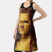 Mona Lisa pixel art Leonardo da Vinci, La Gioconda Schürze (InSitu)