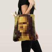 Mona Lisa pixel art Leonardo da Vinci, La Gioconda Tasche (Von Nahem)