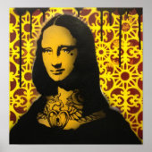 Mona-lisa-Plakatdruck Poster (Vorne)