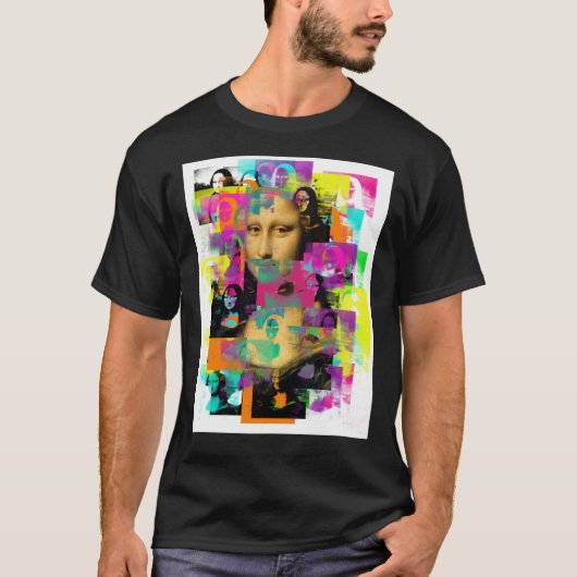 Mona Lisa Pop Art Classic T - Shirt (Vorderseite)