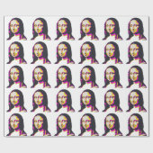 MONA LISA POP ART GESCHENKPAPIER (Flach)