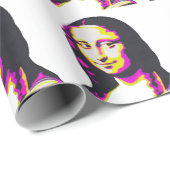 MONA LISA POP ART GESCHENKPAPIER (Rolleneckpunkt)