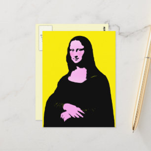 Mona Lisa Pop Art  Postkarte