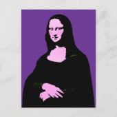 Mona Lisa Pop Art Postkarte (Vorderseite)