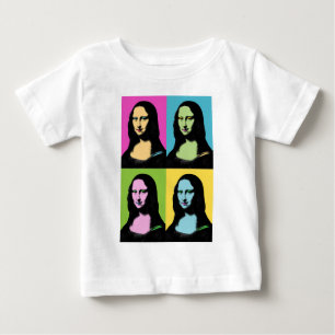 Mona Lisa - Pop Art Style Baby T-shirt