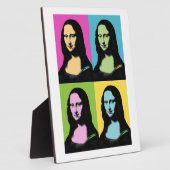 Mona Lisa - Pop Art Style Fotoplatte (Seite)