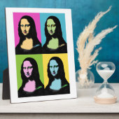 Mona Lisa - Pop Art Style Fotoplatte (Seite)