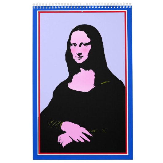 Mona Lisa Pop Art Style Kalender (Titelbild)