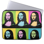 Mona Lisa - Pop Art Style Laptopschutzhülle (Vorderseite)