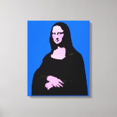 Mona Lisa Pop Art Style Leinwanddruck (Vorderseite)