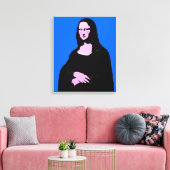 Mona Lisa Pop Art Style Leinwanddruck (Insitu (Wohnzimmer))