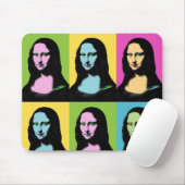 Mona Lisa - Pop Art Style Mousepad (Mit Mouse)