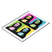 Mona Lisa - Pop Art Style Notizblock (Linke Seite)