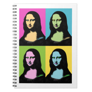 Mona Lisa - Pop Art Style  Notizblock