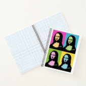Mona Lisa - Pop Art Style Notizblock (Innenseite)