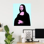 Mona Lisa Pop Art Style Poster (Heimbüro)