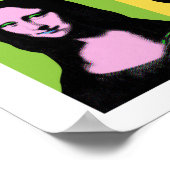 Mona Lisa - Pop Art Style Poster (Ecke)