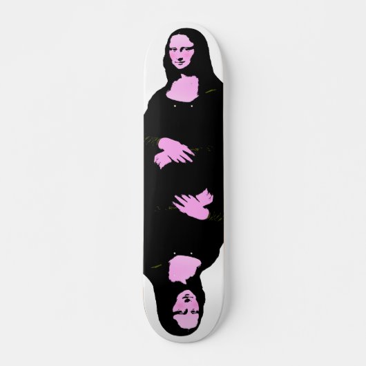 Mona Lisa Pop Art Style Skateboard (Vorne)