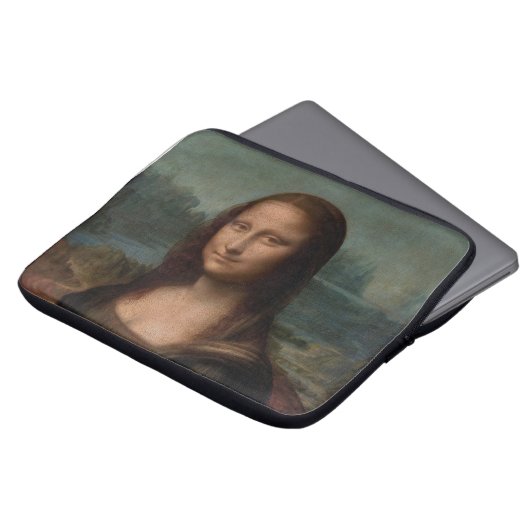 Mona Lisa Portrait Laptopschutzhülle (Vorne Oben)