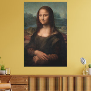 Mona Lisa Portrait Leinwanddruck