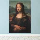Mona Lisa Portrait Leinwanddruck (Insitu (Holzboden))