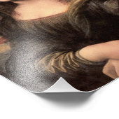 Mona Lisa Portrait / Malerei Fotodruck (Ecke)