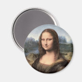 Mona Lisa Portrait / Malerei Magnet (Vorderseite/Rückseite)