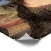 Mona Lisa Portrait / Malerei Poster (Ecke)