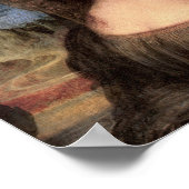Mona Lisa Portrait / Malerei Poster (Ecke)