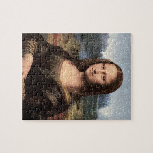 Mona Lisa Portrait / Malerei Puzzle (Horizontal)