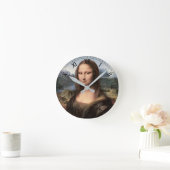 Mona Lisa Portrait / Malerei Runde Wanduhr (Zuhause)