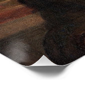 Mona Lisa Portrait Poster (Ecke)