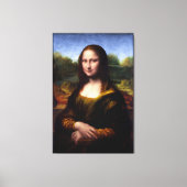 Mona Lisa (Portrait von Lisa Gherardini) Leinwanddruck (Vorderseite)