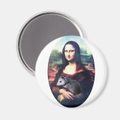 Mona Lisa Possum Magnet (Vorderseite/Rückseite)