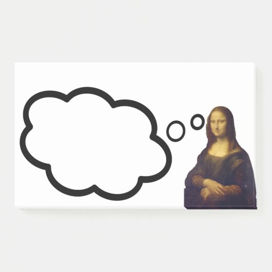 Mona Lisa Post-it Klebezettel (Vorderseite)