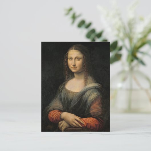Mona Lisa Postcard (Alternate Version) Postkarte (Stehend Vorderseite)