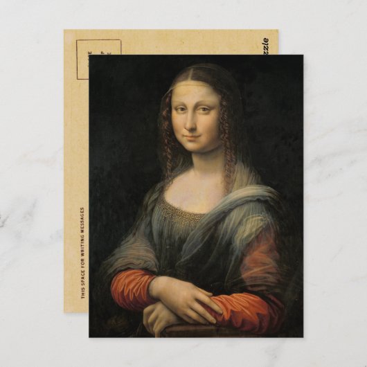 Mona Lisa Postcard (Alternate Version) Postkarte (Vorne/Hinten)