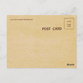 Mona Lisa Postcard (Alternate Version) Postkarte (Rückseite)