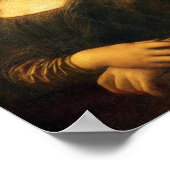 Mona Lisa Poster (Ecke)
