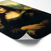 Mona Lisa Poster (Ecke)