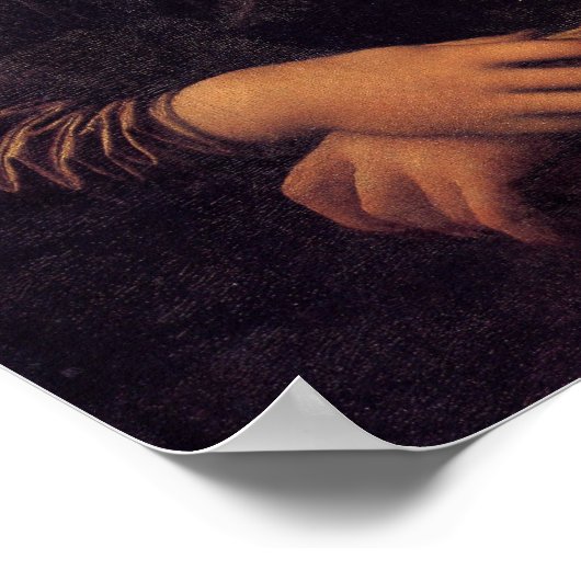 Mona Lisa Poster (Ecke)