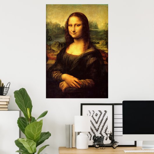 Mona Lisa Poster (Heimbüro)