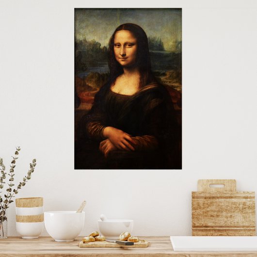 Mona Lisa Poster (Küche)