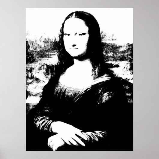 Mona Lisa Poster (Vorne)