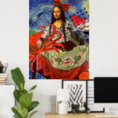 Mona Lisa Poster (Heimbüro)