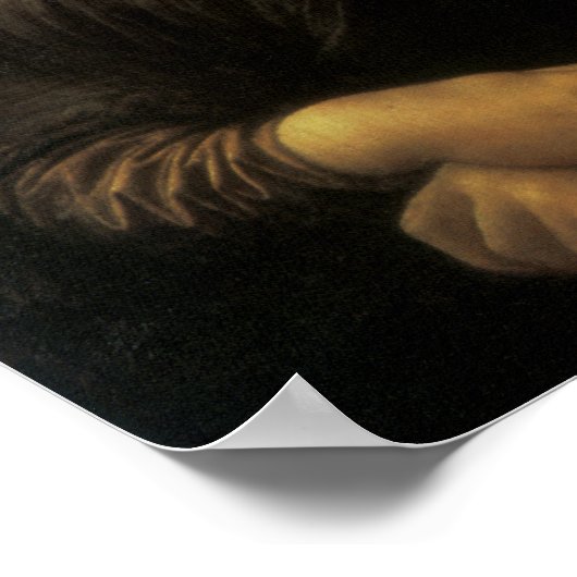 Mona Lisa Poster (Ecke)