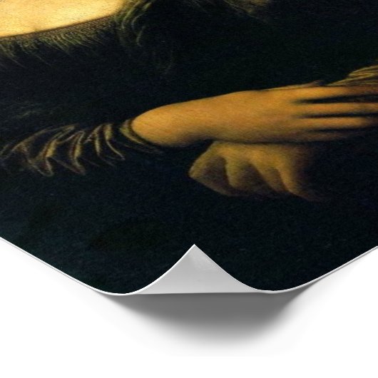 Mona Lisa Poster (Ecke)