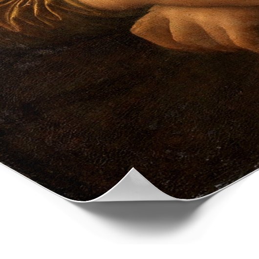 Mona Lisa Poster (Ecke)