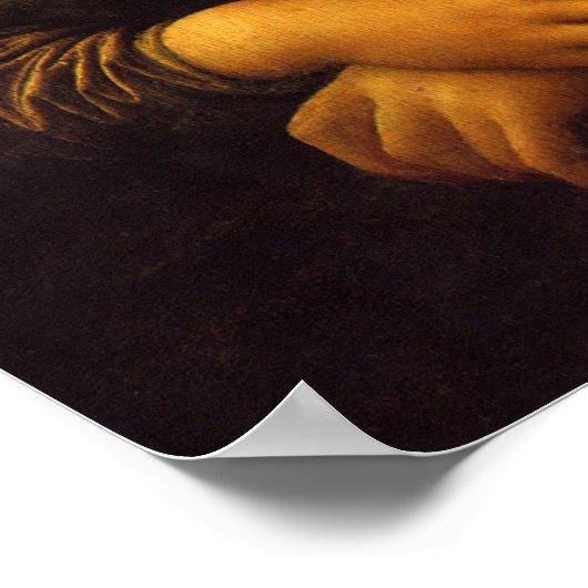 Mona Lisa Poster (Ecke)